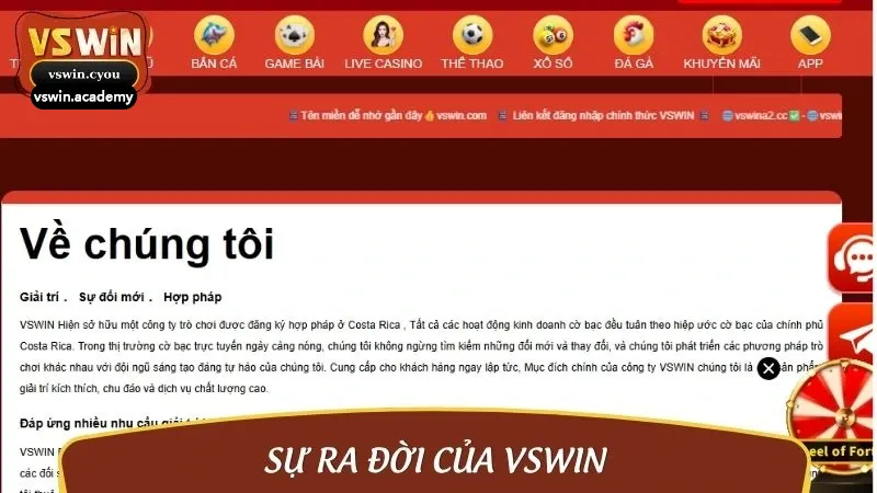Sự ra đời của 1 nhà cái uy tín hàng đầu Việt Nam