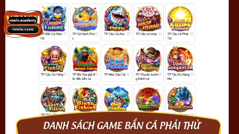 Tổng hợp những game bắn cá ăn tiền dễ nhất tại sân chơi