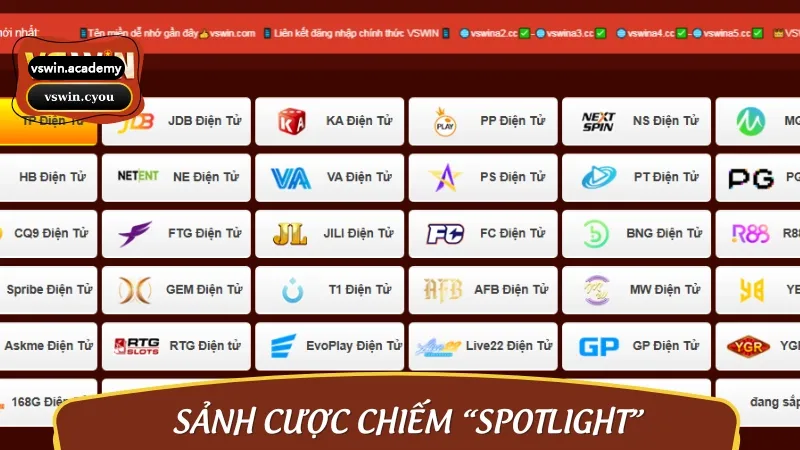 Hệ thống sảnh nổ hũ VSWIN được yêu thích toàn cầu